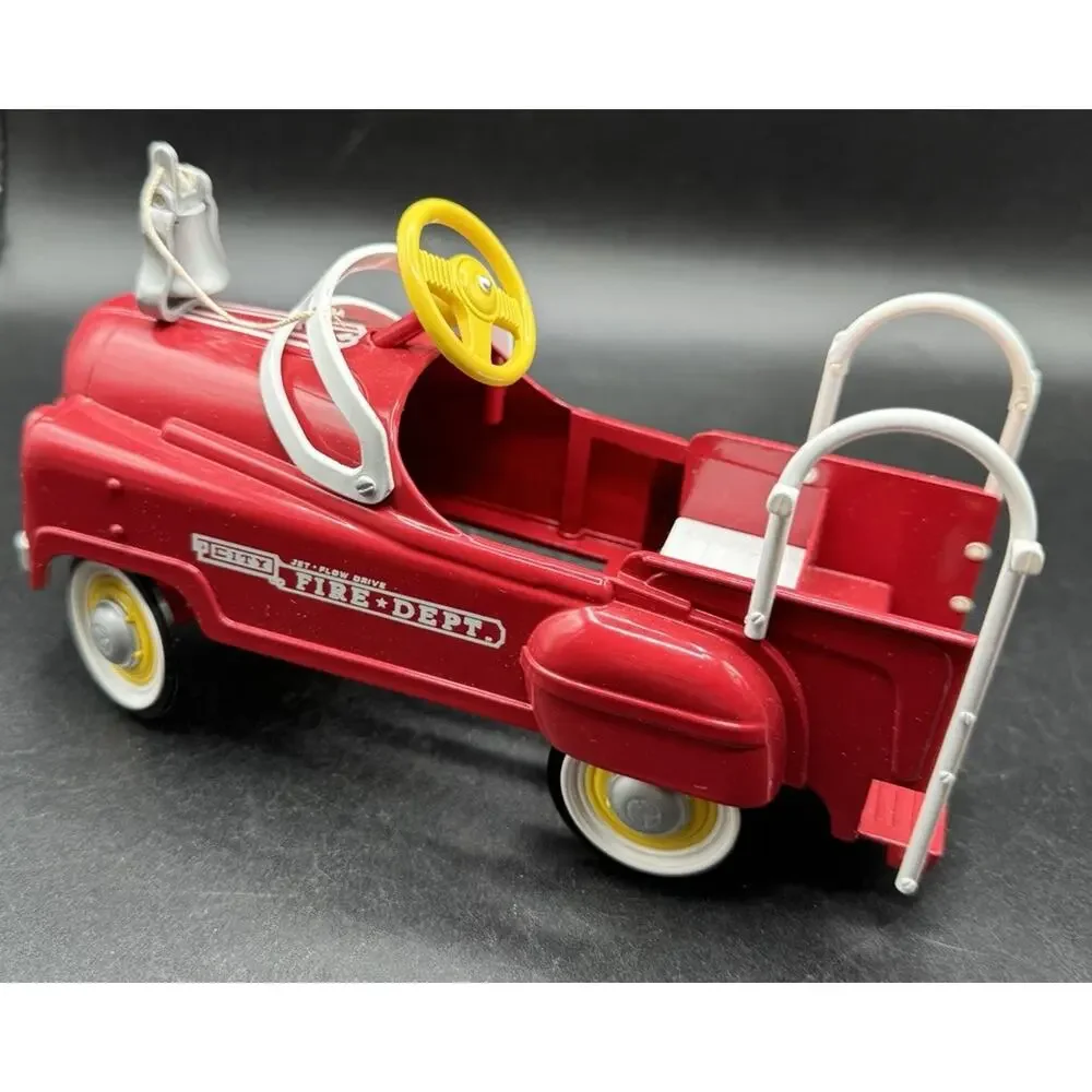 Hallmark Kiddie Car Classics Fire Dept Pedal Car 1991 Numbered No Box -S1